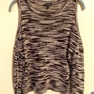 BUNDLE OF 2 Cold Shoulder Sweater Lightweight Knit EUC M Express Sexy Glam
